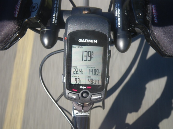 Garmin Edge 705 Primary Display