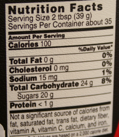 school chocolate milk nutrition facts