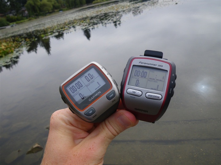 Garmin 310XT and 305 ready to swim!