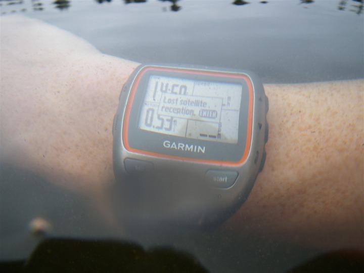 Garmin 310XT lost satellite in water