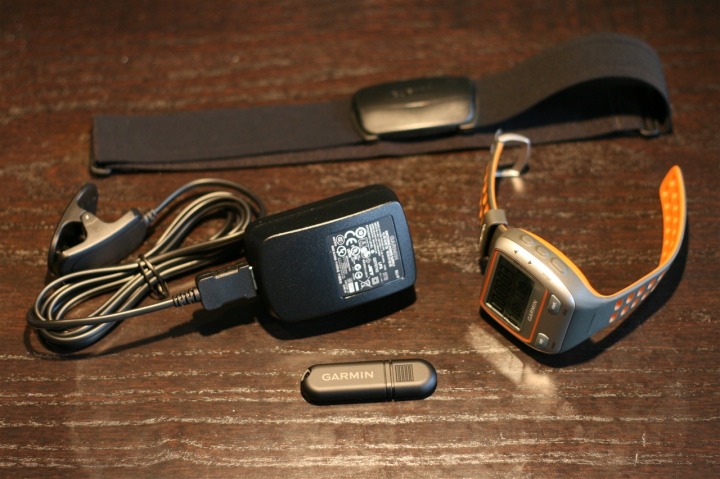 Garmin 310XT Opened Contents - Core Items