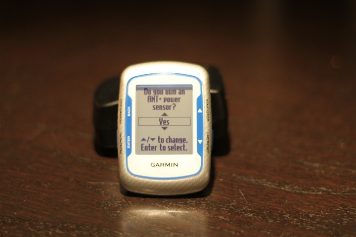 Edge 500 with Power Meter