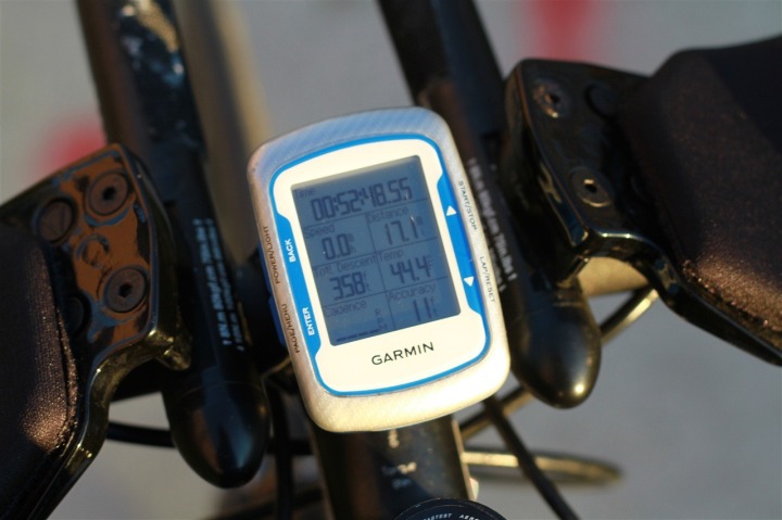 Edge 500 mount system on triathlon bike