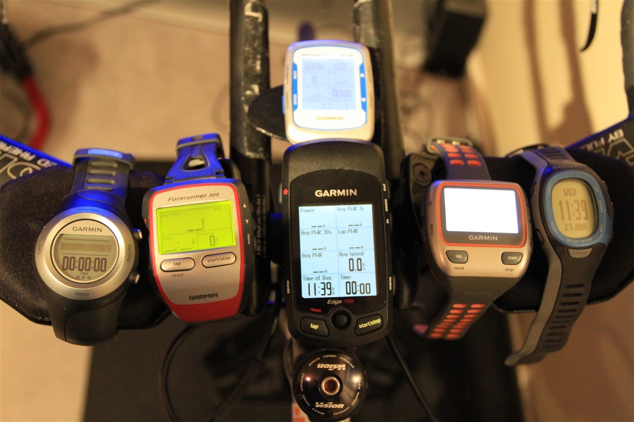 garmin watch indoor cycling