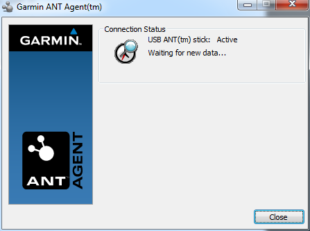 garmin ant agent workout transfer failed