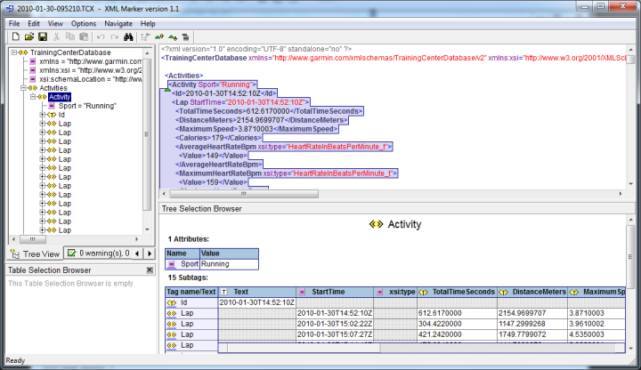 FR-60 XML Marker View