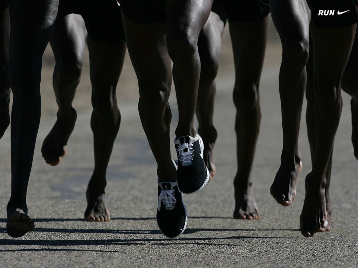 Premium Photo | Illustration of a man running on the surface of a lake  created with Generative AI