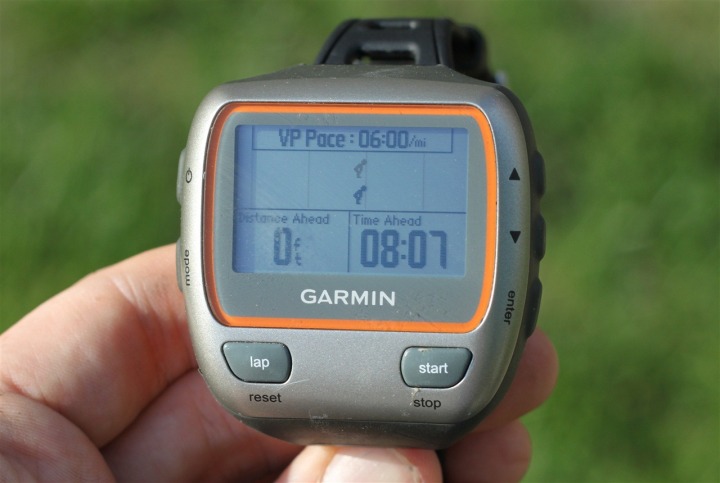 Garmin 310XT Virtual Partner Feature