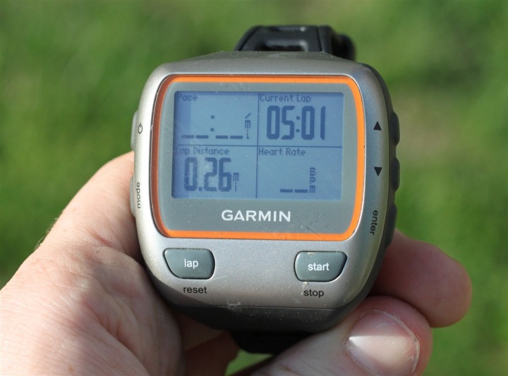 Garmin 310XT - My primary data fields