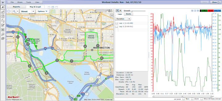 Training Peaks Map View