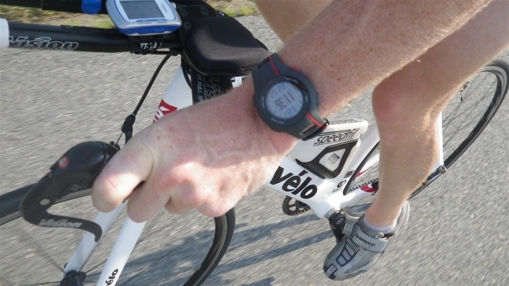 Garmin FR110 while cycling