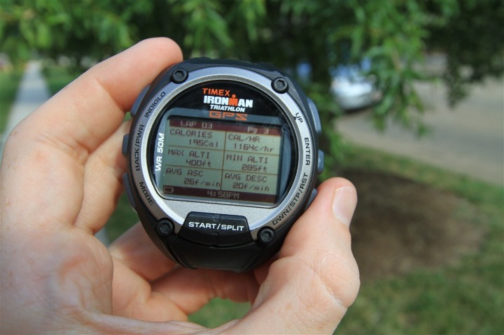 Timex Global Trainer Lap Review Mode