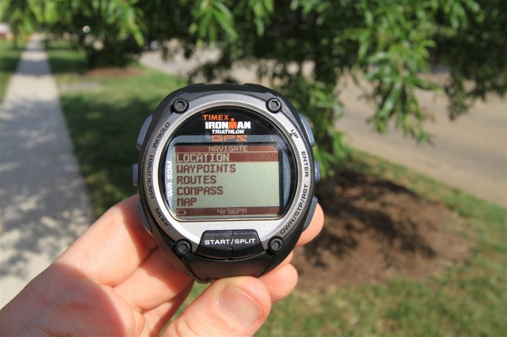 Timex Global Trainer Navigation Mode