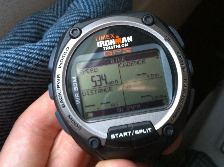 Timex Global Trainer speed while in flight