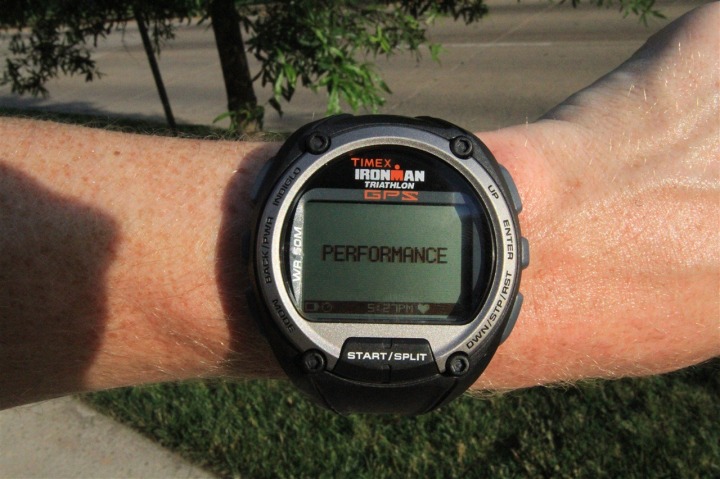 Timex Global Trainer Performance Mode