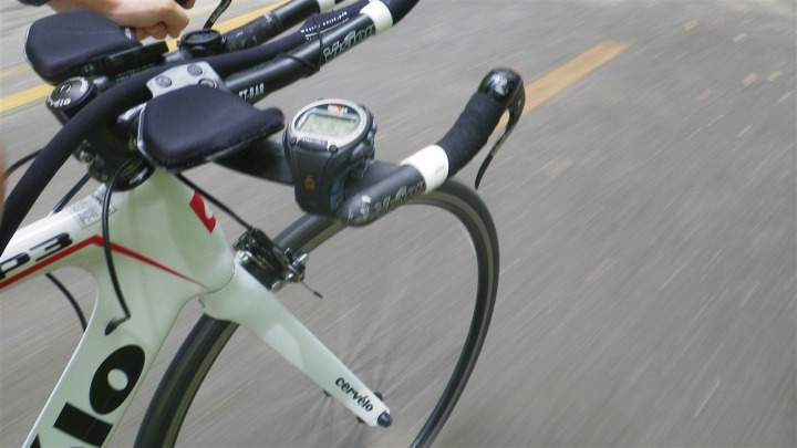 Timex Global Trainer while Cycling