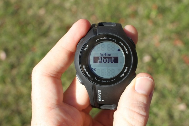 Garmin forerunner best sale 210 frozen