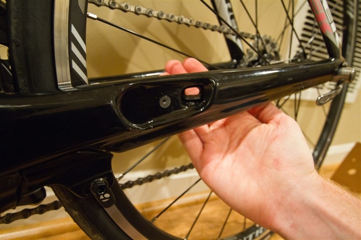 Trek integrated speed store sensor