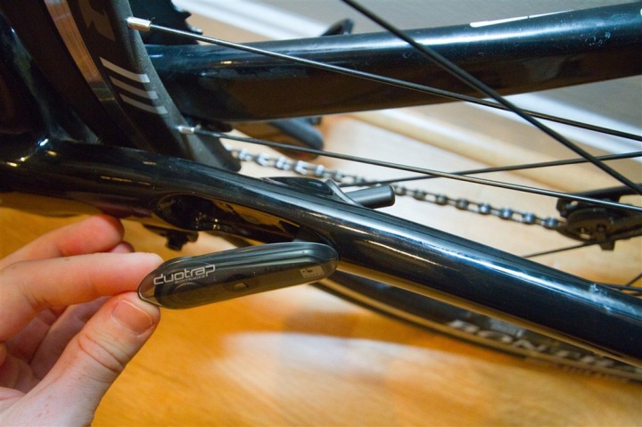 A look at the Trek Bontrager frame integrated DuoTrap ANT Speed