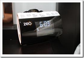 Zeo Sleep Machine on my bed stand