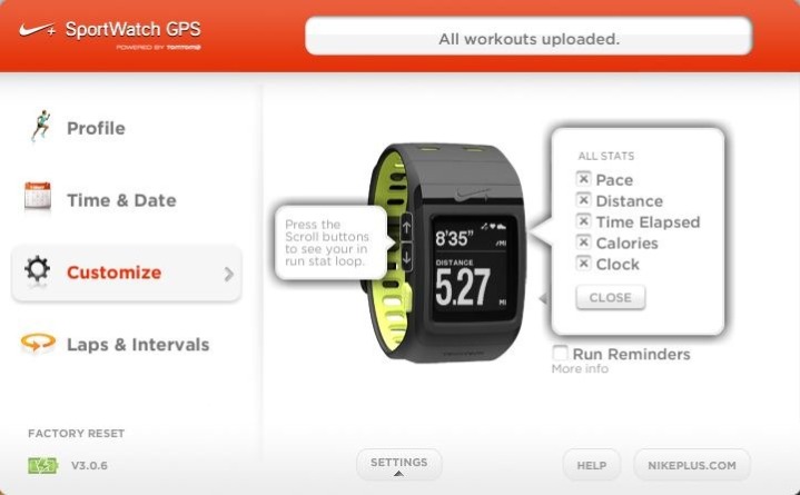 Nike watch outlet tomtom app