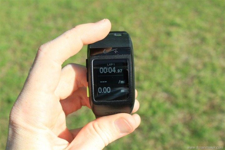 Nike+ GPS Sportwatch Tap to Lap