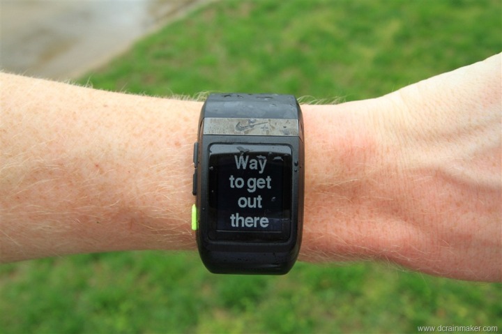 Nike+ sportwatch 2025 gps memory full