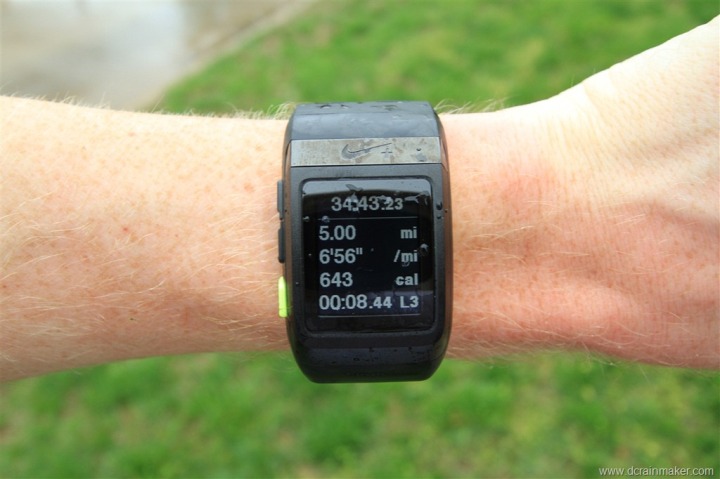 Nike+ GPS Sportwatch Run Summary