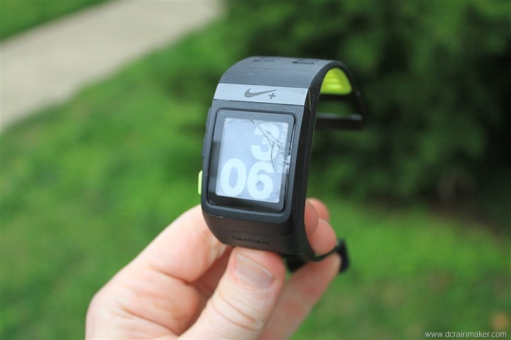 Nike+ GPS Sportwatch Cracked Screen