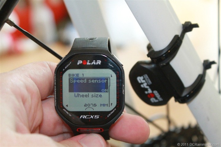 Polar WIND Speed Sensor on RCX5 Configuration