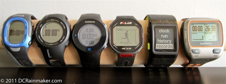 Polar RCX5 & Garmin Comparison, plus Nike+ GPS