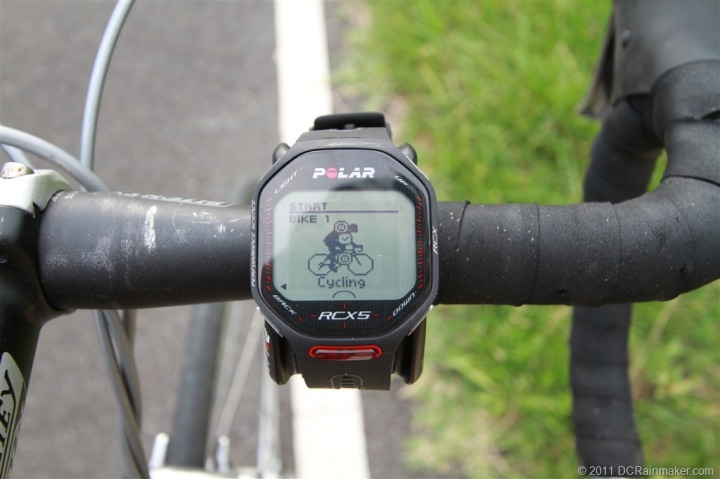 polar watch bike mount