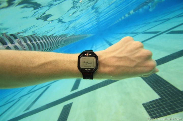 Polar RCX5 Swimming Start Mode