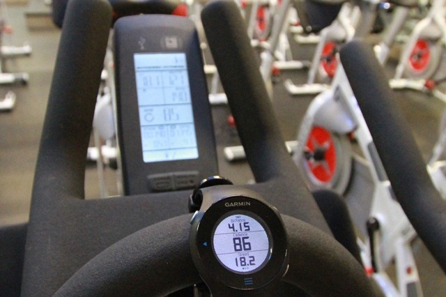 spin bike garmin