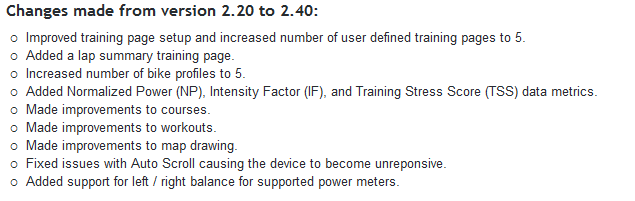 Fremragende Bourgogne middag Garmin Edge 800 adds NP/IF/TSS, left/right power, tons more data fields |  DC Rainmaker