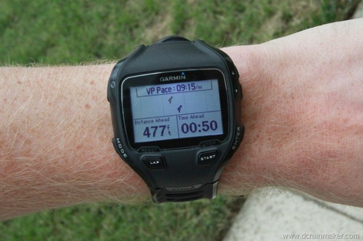 Garmin FR910XT Running Virtual Partner