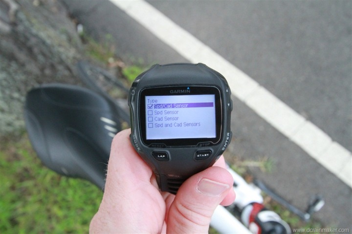 garmin 910xt cadence sensor