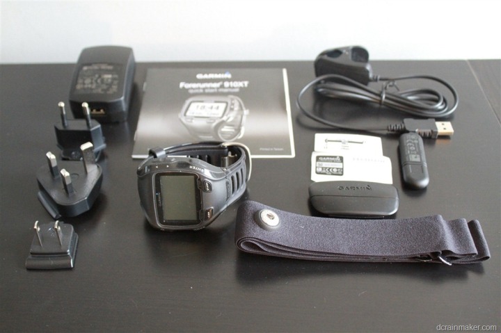 Garmin FR910XT Unboxed and Unwrapped