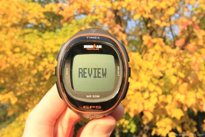 Timex Run Trainer  GPS In-Depth Review | DC Rainmaker