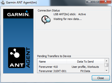 garmin ant agent driver download