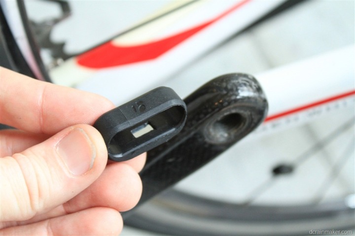 Bontrager ANT Bike Speed Cadence Sensor that requires no zipties