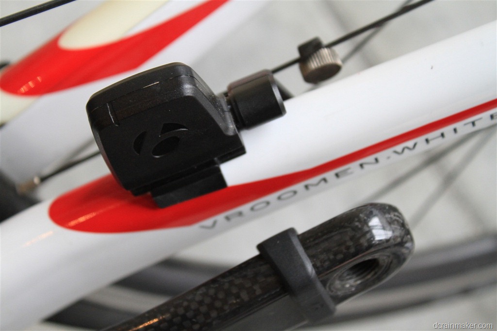 Bontrager ANT Bike Speed Cadence Sensor that requires no zipties