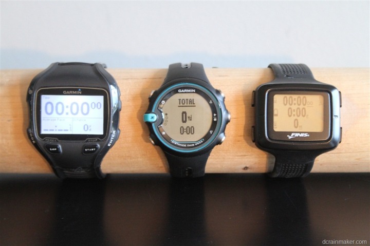 Garmin Swim Watch Backlight Comparison