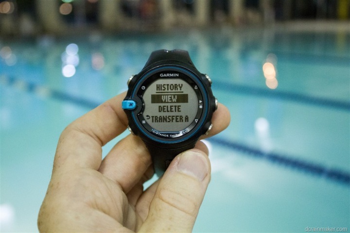 Swimming on sale watch reviews