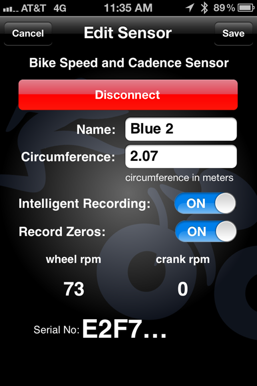 wahoo blue sc on spin bike