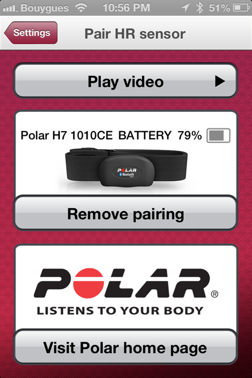 polar bluetooth smart app