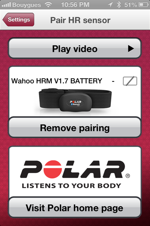 Polar heart rate sensors  Change the battery 