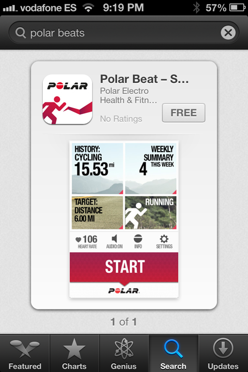 polar beat ios