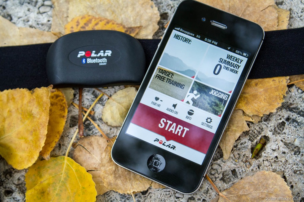 A look at the new Polar Beat Bluetooth Smart app with H7 Heart