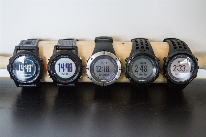 Suunto traverse alpha vs garmin hot sale tactix charlie